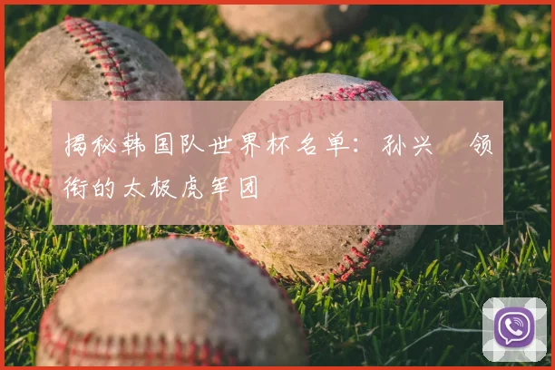 揭秘韩国队世界杯名单：孙兴慜领衔的太极虎军团